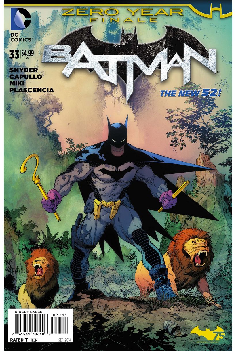 Batman 33: Zero Year, finale.