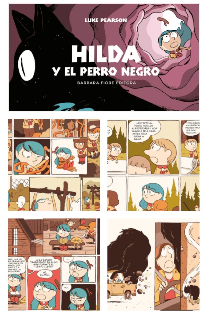HILDA y el perro negro