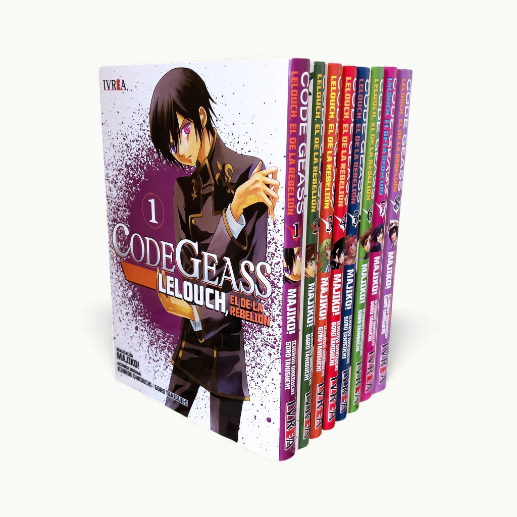 Code Geass: Lelouch, el de la Rebelión (serie completa - 8 tomos)