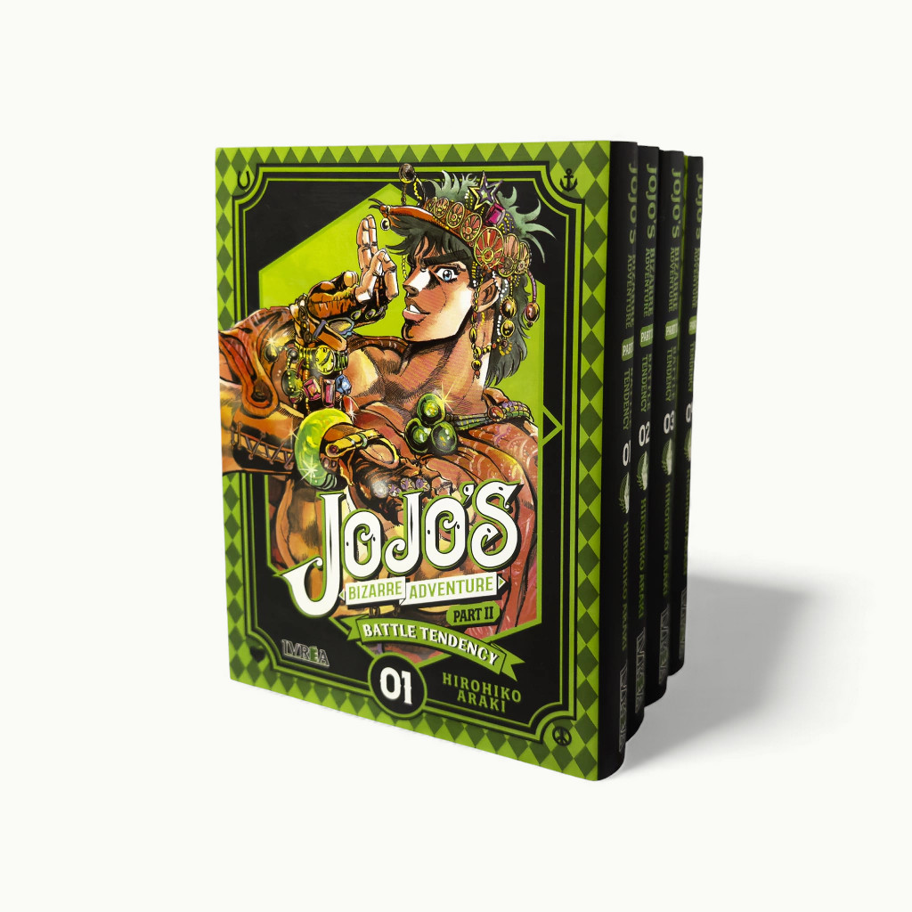 JOJO'S Bizarre Adventure Part II: Battle Tendency (serie completa - 4 tomos)