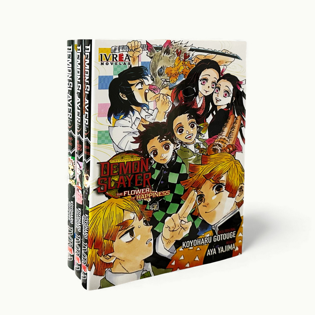 Demon Slayer - Kimetsu No Yaiba (novelas - 3 tomos)